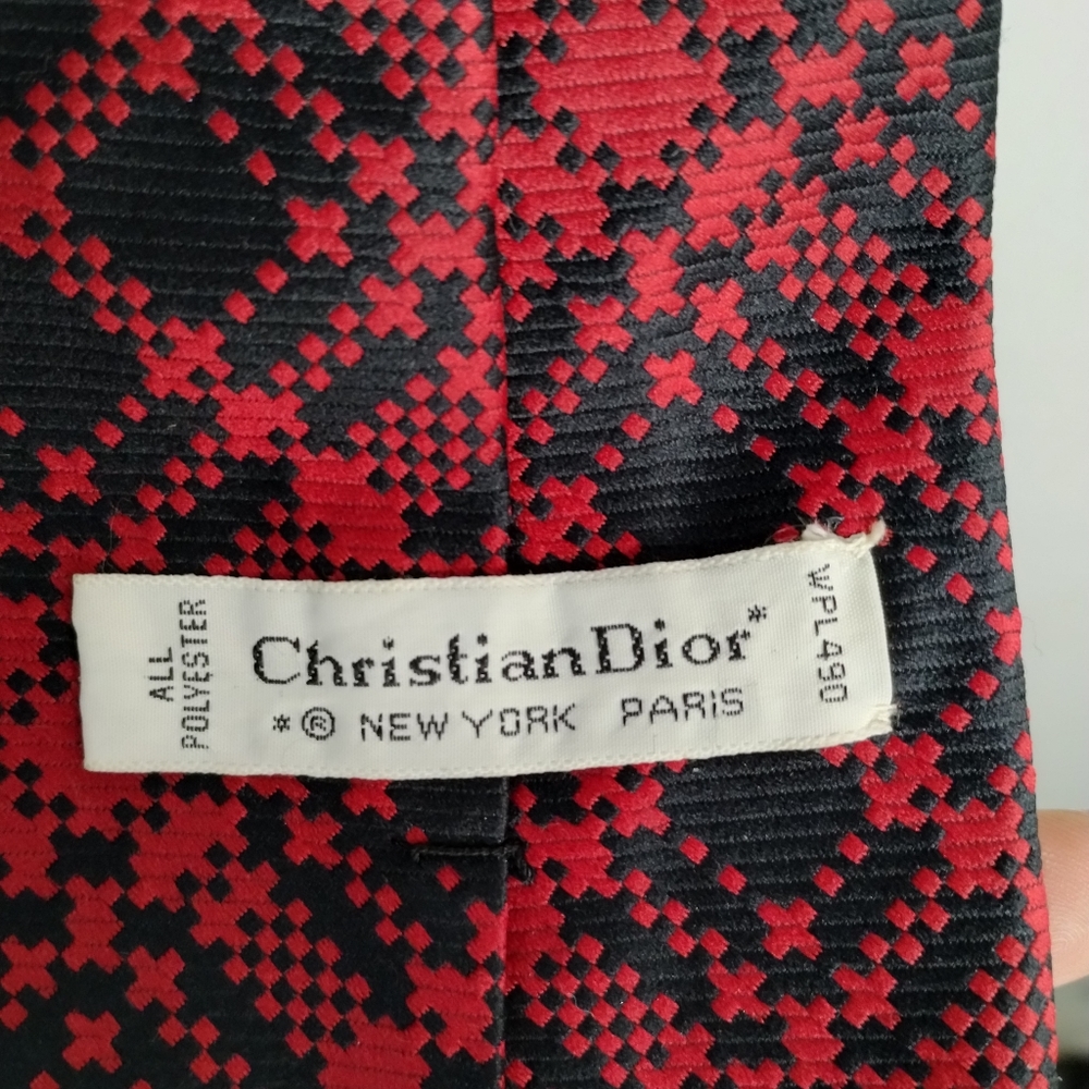 Red and Black Plaid‎ Necktie Christmas